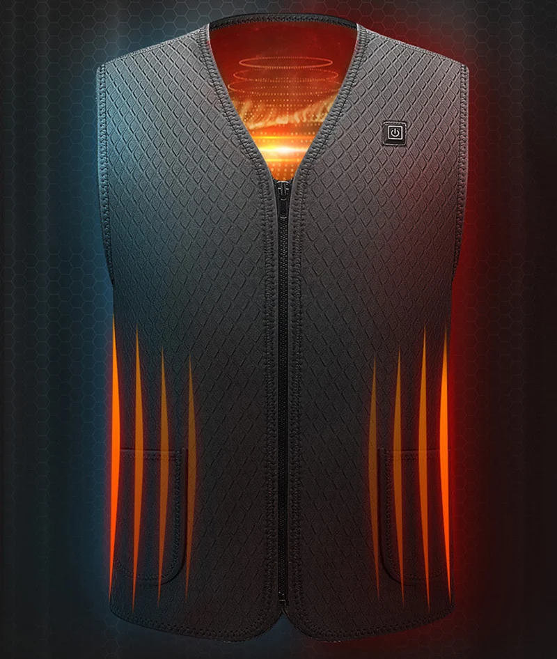 Men Women Heater Hunting Vest Heated Jacket Heating Winter Clothes Thermal Outdoor Sleeveless Hiking Climbing Fishing |