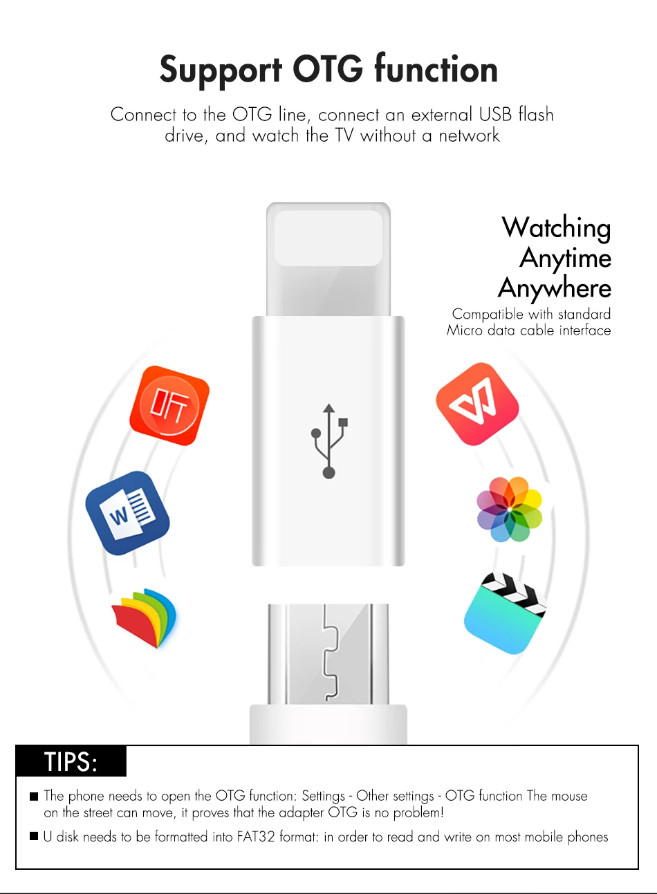 ACCEZZ Мини OTG освещение к Micro USB адаптер для Apple для iPhone XS MAX XR X 7 8 6S 6 Plus Синхронизация данных зарядный кабель Разъем