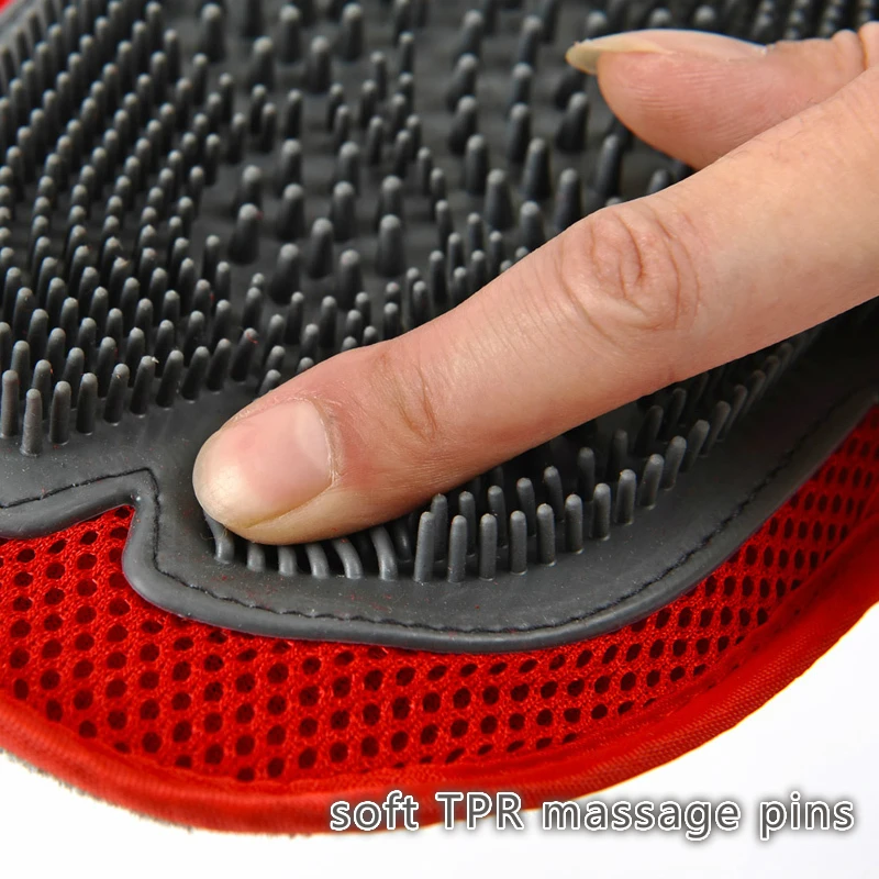 HOOPET кошка собака меха Уход за лошадьми жениха перчатки mitt Кисточки гребень