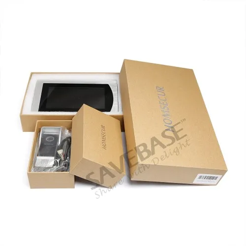 HOMSECUR 7&quot Wired Video&ampAudio Home Intercom With Call Transfer &amp Motion Detection For House/Flat BC031-B + BM717-S |