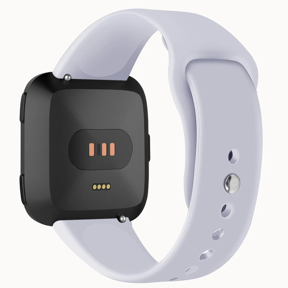 Серый Essidi распродажа браслетов ремешок для Fitbit Versa 2 Спортивные Мягкие силиконовые наручные петли для Fitbit Versa Смарт-часы - Цвет: Серый