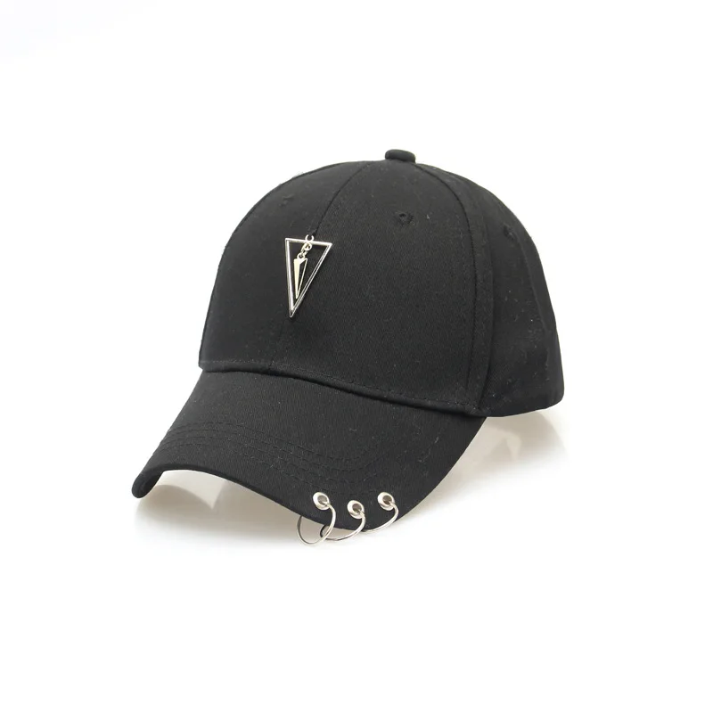 Хип-хоп Кепки хлопок Бейсбол шляпа с металлическим кольцом для Snapback дружище Кепки Gorras