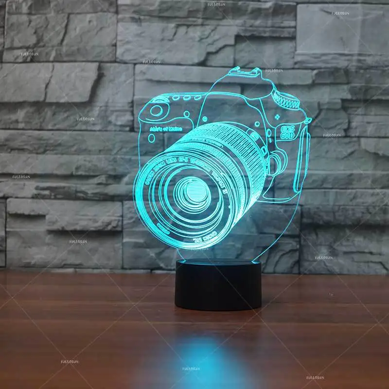 Товары светодиодная настольная 3d лампа новая креативная Ночная рождественский