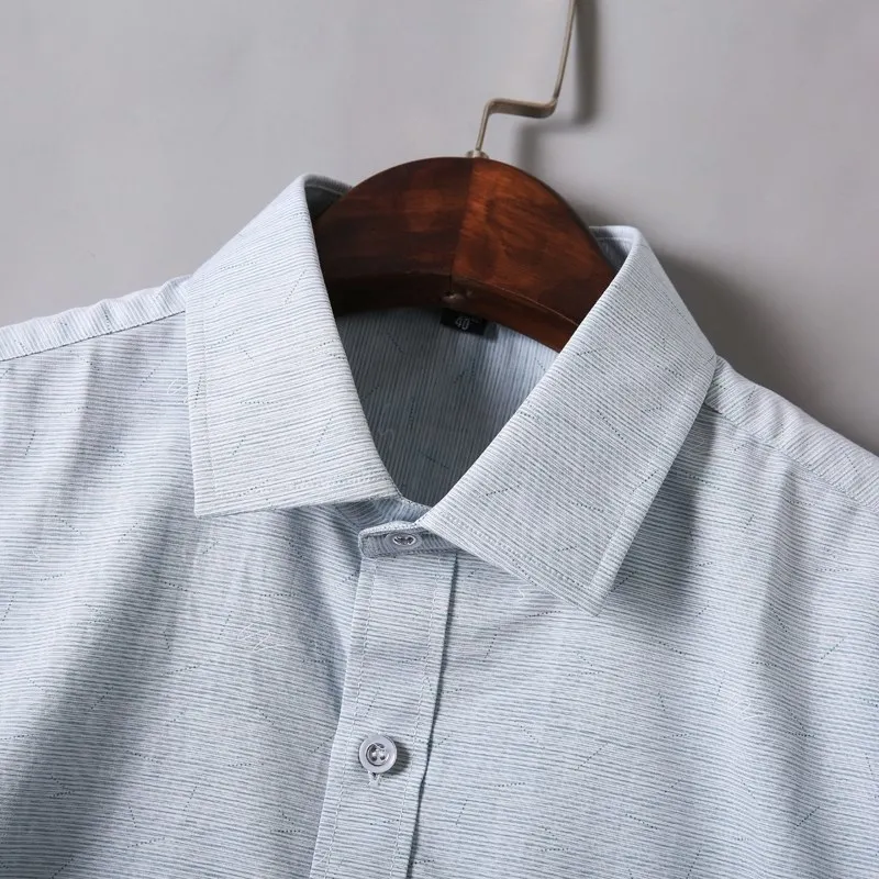 New big Plus Size 7x 6xl 5xl High Quality Brand Clothing Short Sleeve Shirt Men 100% Cotton Casual Social | Мужская одежда