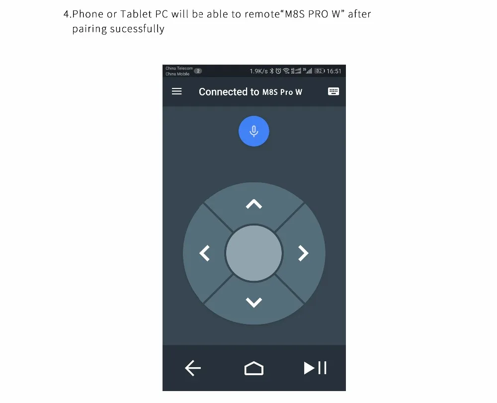 ТВ-приставка Mecool M8S Pro W Android Voice 4 K, четырехъядерный процессор Amlogic S905W, 1 ГБ, 2 Гб, DDR3, 8 ГБ, 16 ГБ, 2,4 ГБ, Wi-Fi, ТВ-приставка с голосовым управлением