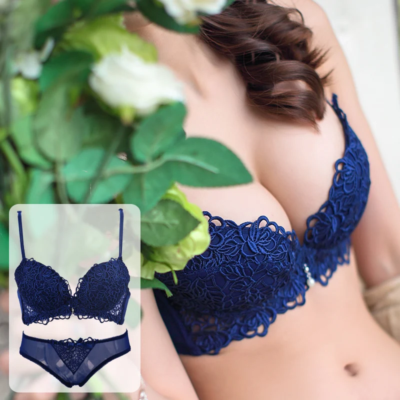 Женский кружевной бюстгальтер комплект нижнего белья с вышивкой 2019|bra jokes|bra for halter