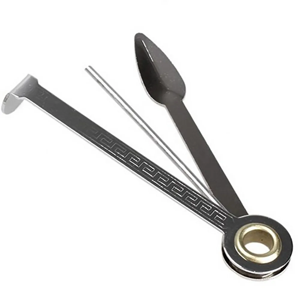 Multifunctional 3in1 Stainless Steel Smoking Tobacco Pipe Cleaner Cleaning Tool High quality Smokin 1O22 | Дом и сад