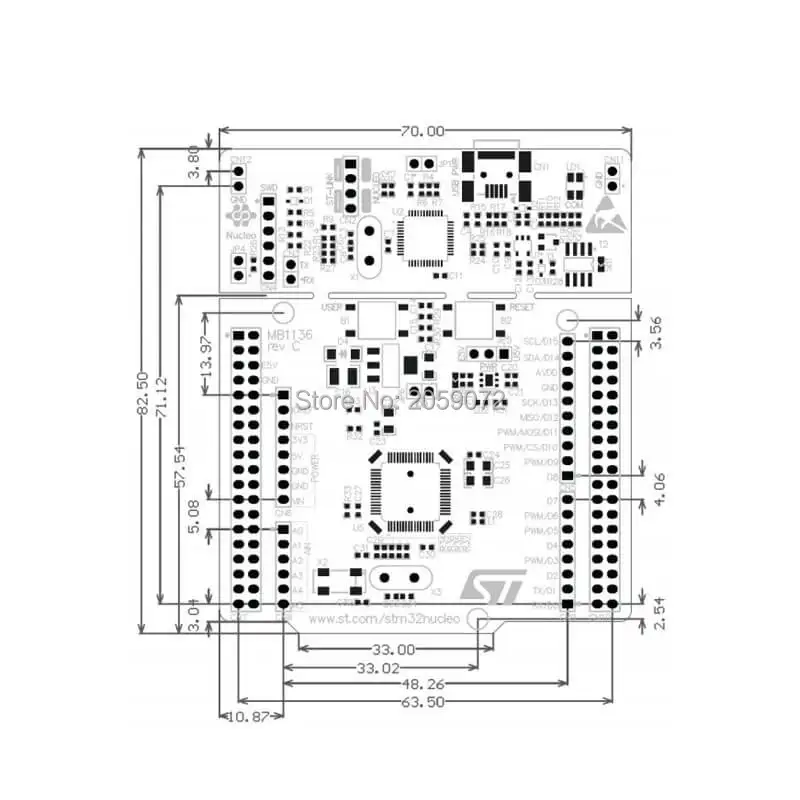 STM32F103RB для Arduino официальная демонстрационная плата | Компьютеры и офис