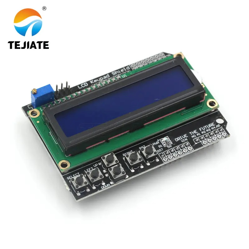 ЖК экран с клавиатурой дисплей 1602 модуль дисплея ATMEGA328 ATMEGA2560 raspberry pi UNO синий