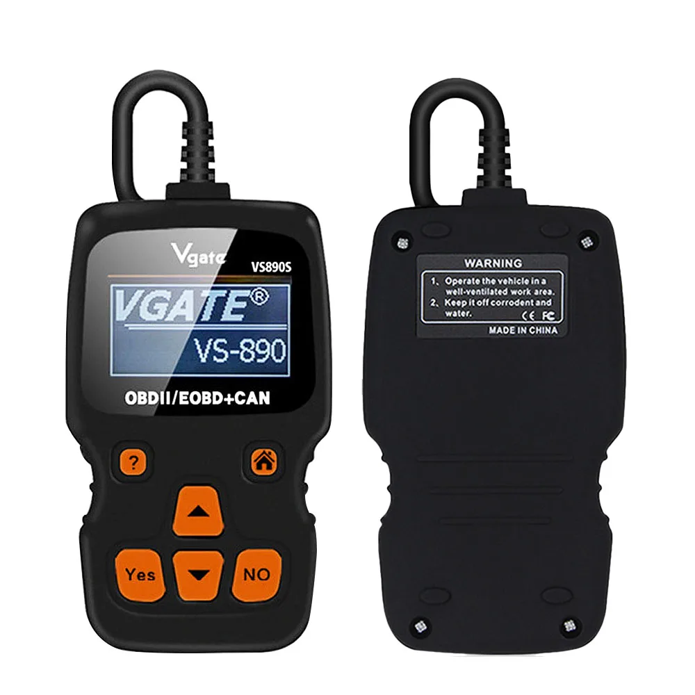 Vgate VS890 Car Diagnostic Scanner OBD2 Auto Code Reader Maxiscan VS 890 VS890S ObdII Scanner VS-890 Support Multi-brands Cars