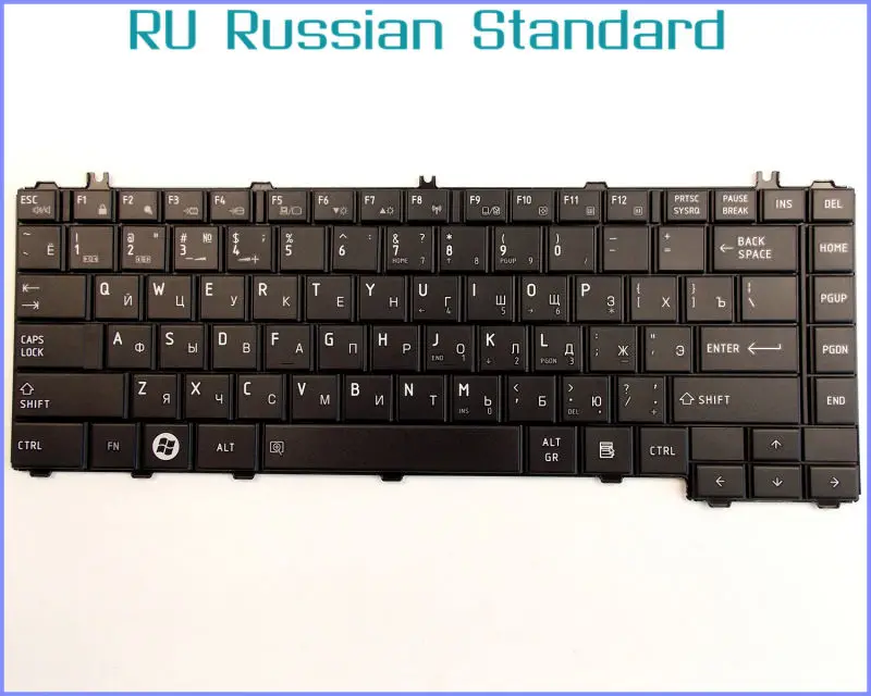 Русская версия RU Клавиатура для ноутбука Toshiba Satellite L645D-S4030 L645D-S4053 L635-S3015 L635-SP3160 |