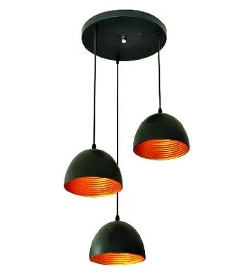 

Modern minimalist aluminum hood chandelier chandelier inside the aluminum profile double semicircle