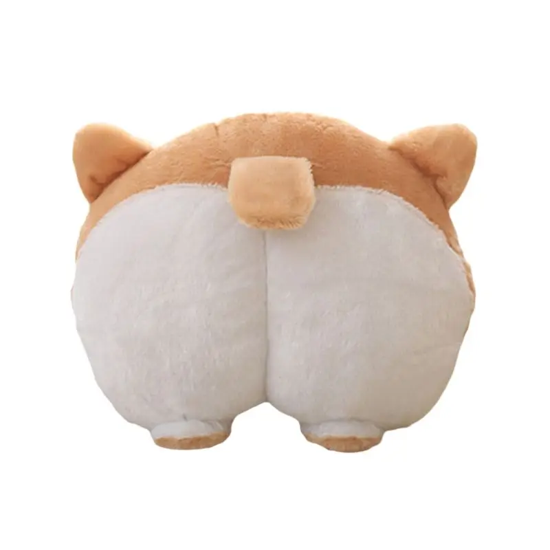 

Universal Cute Soft plush Corgi Butt Shape Pillows Car Headrest Neck Rest Auto Neck Safety Cushion