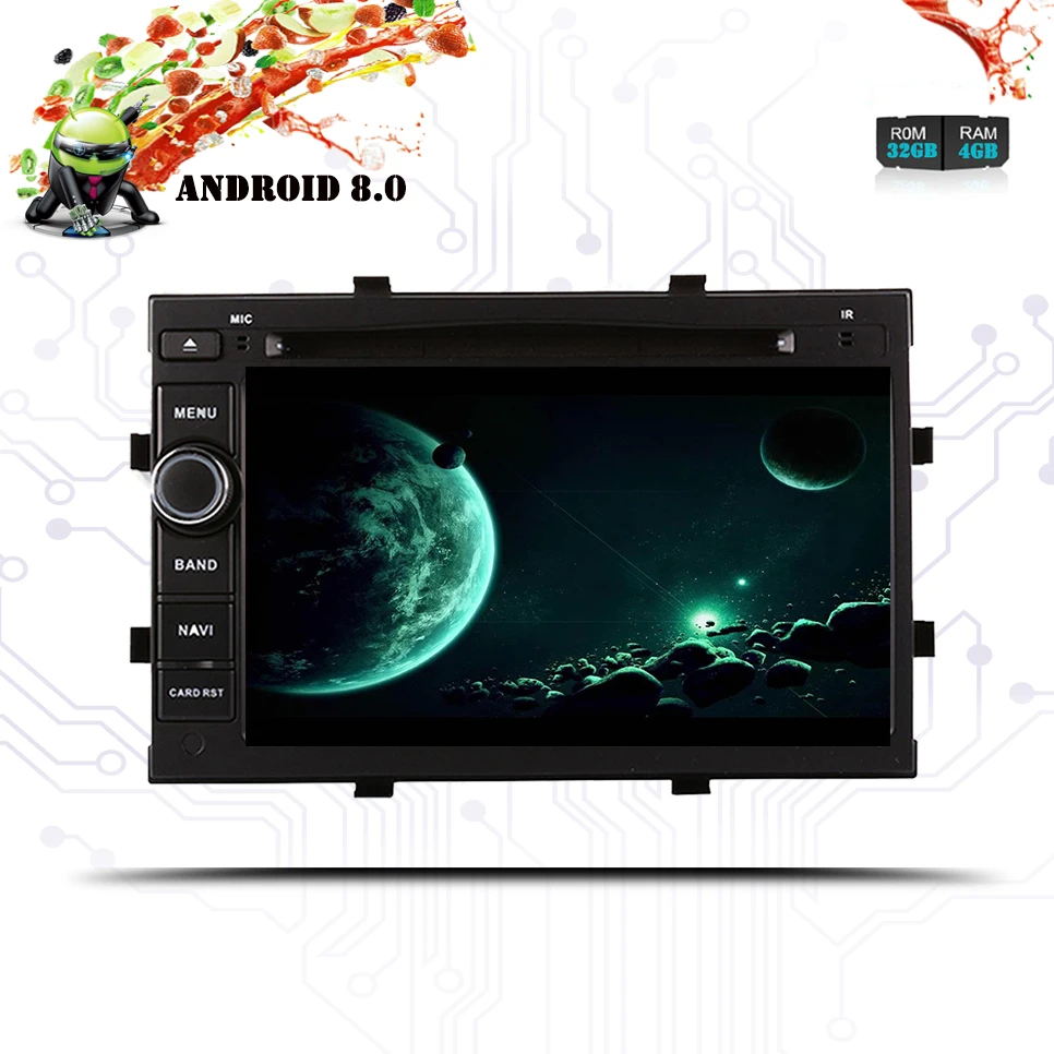 2 din Android 8 0 автомобильный DVD плеер авторадио GPS навигация для Chevrolet Cobalt Spin Onix 7