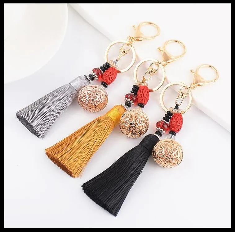 

Модный креативный брелок с кисточками, украшения для девушек, сумки, изысканный подарок для автомобиля, подарок на день рождения, сувениры В...