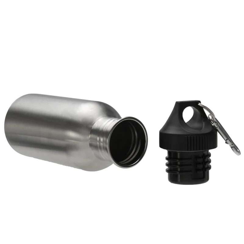 350/500/750ML Stainless Steel Wide Mouth Drinking Water Bottle Outdoor Travel Sports Cycle Drink Bottles Kettle Outdoor Tools
