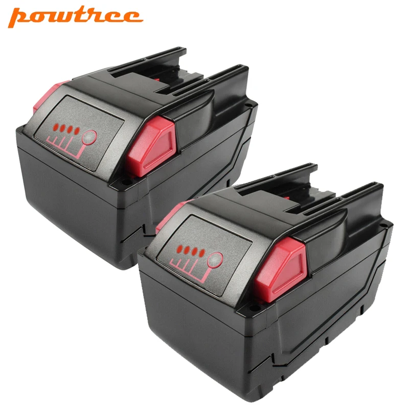 Для батареи Milwaukee 28V M28 6.0Ah литий ионная запасная батарея для 48 11 2830 0730 20 инструмент