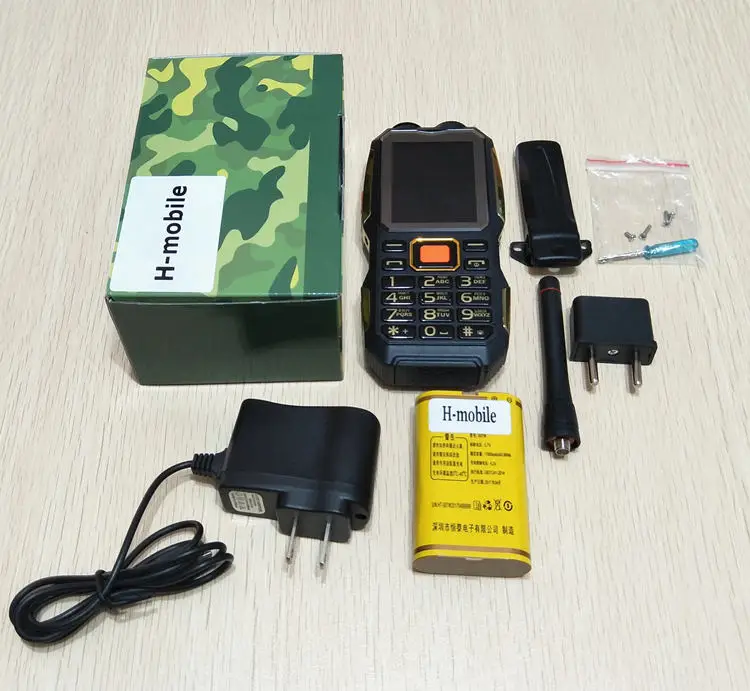 Рация gsm телефоны power bank беспроводной мобильный телефон с радио Прочный