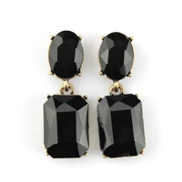 geometric oval square crystal opal earrings for women 2020 vintage jewelry wholesale