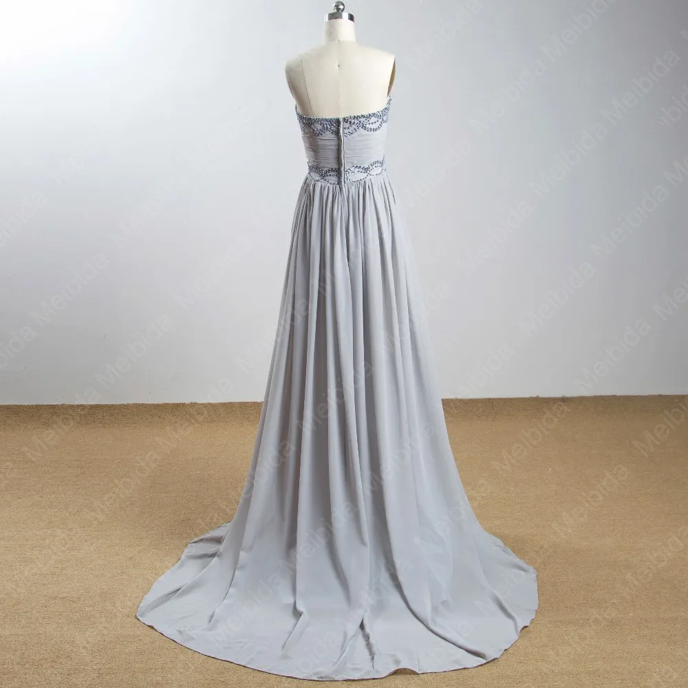 Real Chiffon Evening Dress Beading Sweetheart Neckline Off the Shoulder A Line Pleat Full Length Fashion Mother Daughter | Свадьбы и