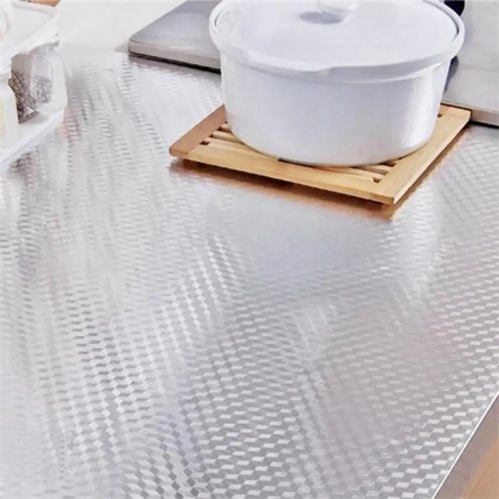 Самоклеящиеся водостойкие обои из алюминиевой фольги 40x100 см для кухни DIY