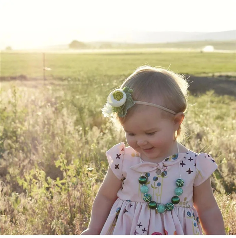 Цветочная корона эластичная повязка на голову для девочек праздвечерние чный