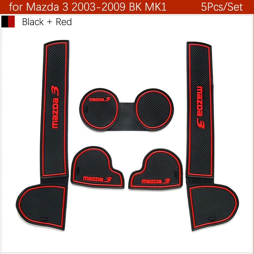 Противоскользящий дверной коврик 5 шт. для Mazda 3 BK 2003 2004 2005 2006 2007 2008 2009 MK1 MPS| |