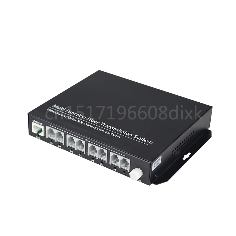 Voice fxs/fxo pots мультиплексор 8 портов rj11 телефонная линия волоконный преобразователь