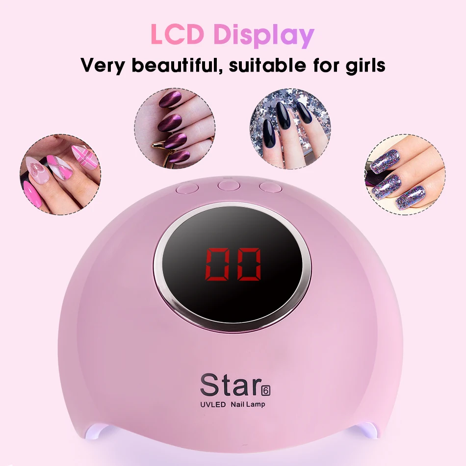 2019 Star6 краска для ногтей лак УФ лампа 36 Вт мини-лампа с USB Маникюр ЖК-монитор