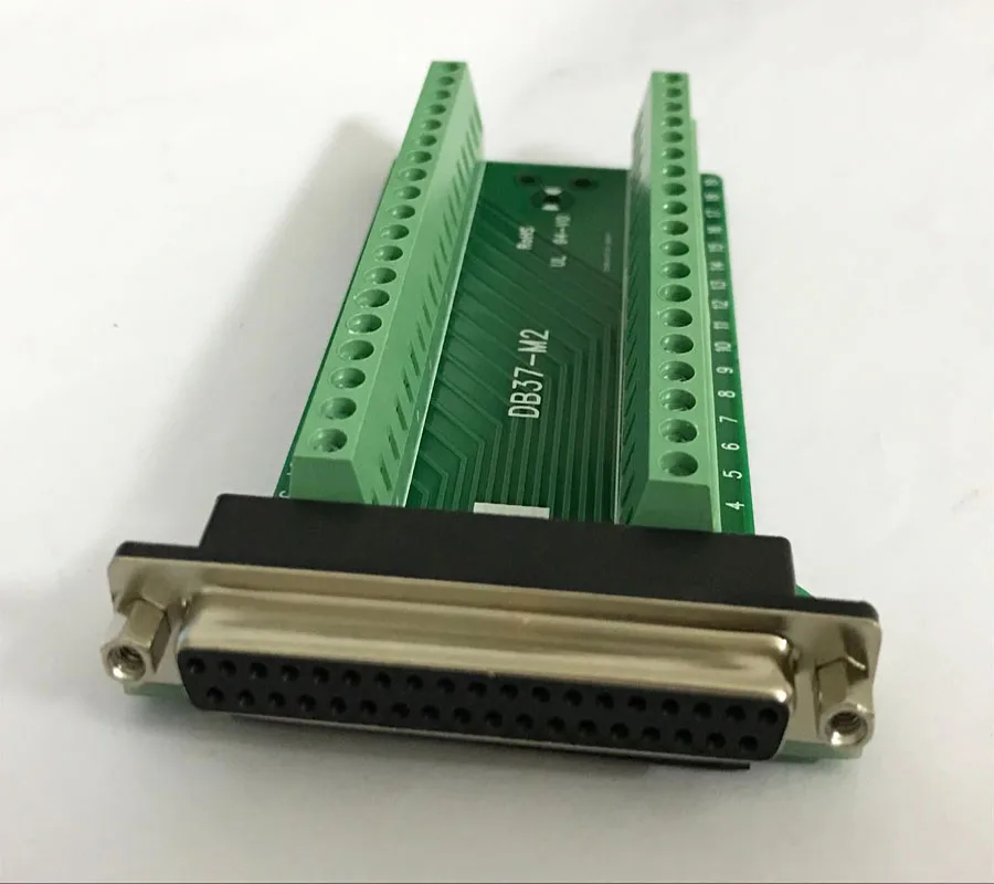 5 шт./лот 37 Контактов женский мужской DB37 D-SUB DB-37 адаптер терминал PCB Breakout доска ROHS 2