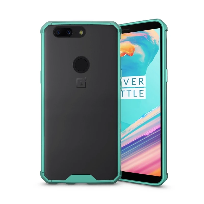 Haweel oneplus 5t чехол из силикона и акрила + ТПУ противоударный прозрачный защитный