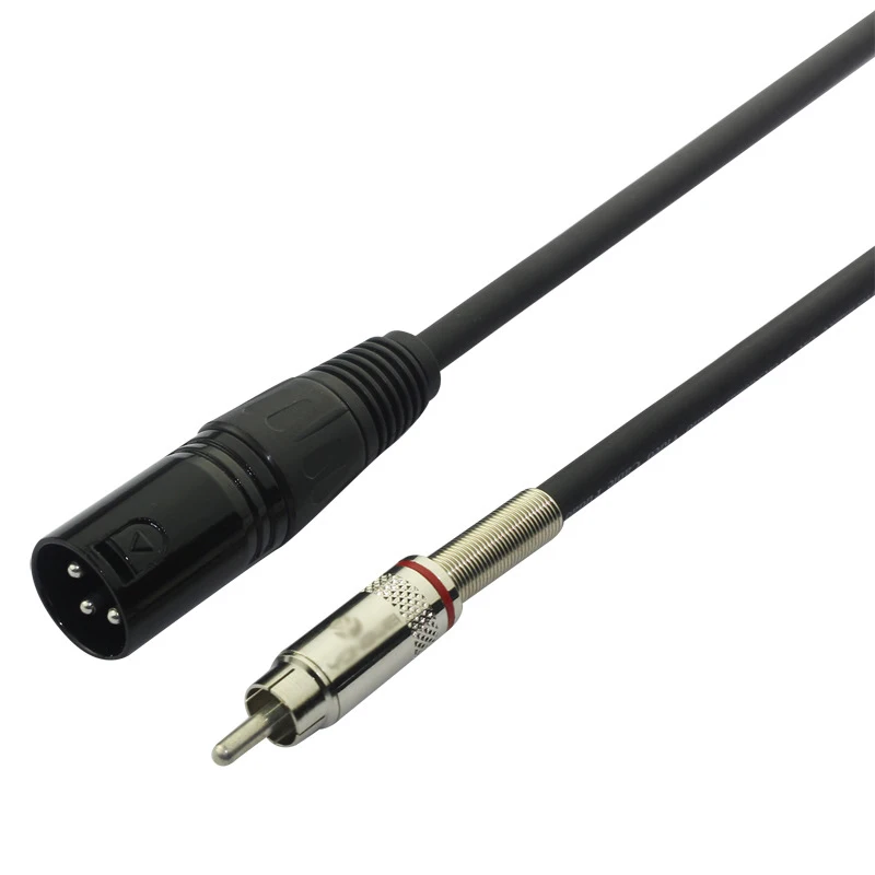 WinAqum RCA Jack для XLR Male M/M Audio Cabel с двойным переходником 3PIN Speaker Line|Кабели VGA| |