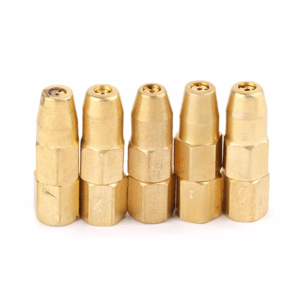 

5pcs/set Propane Gas Welding Nozzle Tips H01-2 Holder Accessories 1# 2# 3# 4# 5#