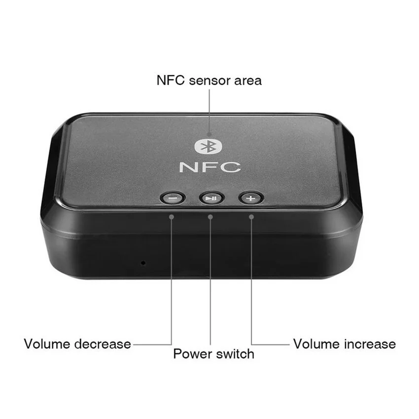 Топ Bluetooth 4 1 музыкальный приемник с поддержкой NFC 3 5 мм/RCA стерео выход аудио