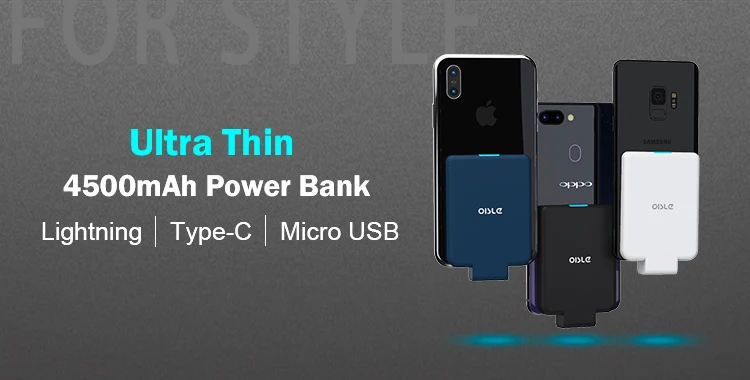Type-C аккумулятор 4500 мАч портативная зарядка для Xiaomi Mi 9 SE чехол для зарядного устройства для Xiaomi Mi X 3 power Bank чехол для телефона