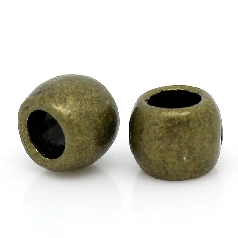 DoreenBeads Бусины Из Цинкового металла вставки из сплава в бочку античной бронзы