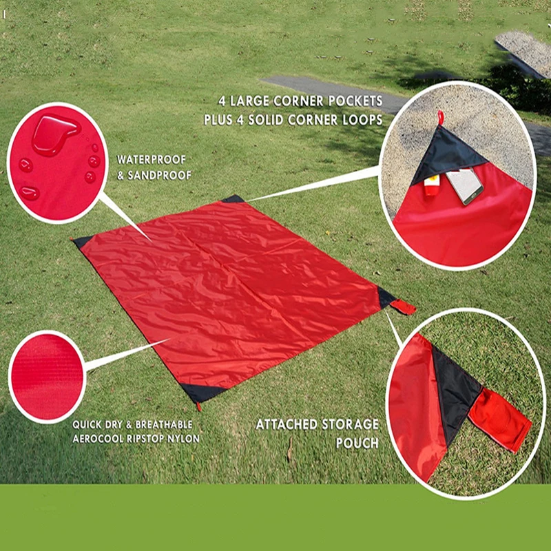 Новинка 2019 пляжное одеяло для кемпинга на открытом воздухе многофункциональное