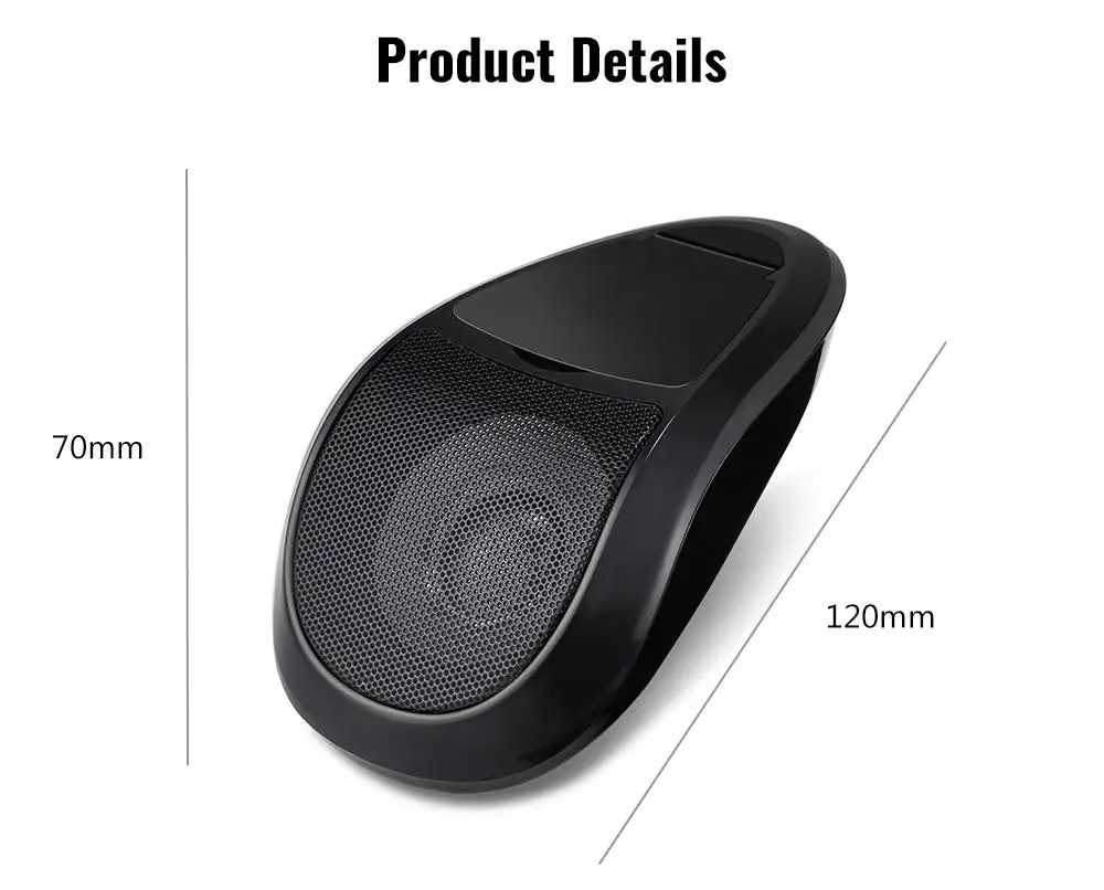 Водонепроницаемые стереодинамики для мотоцикла с Bluetooth светодиодный светильник