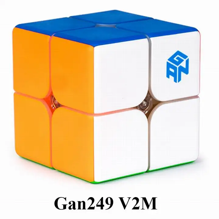 Gan249 V2 M 2x2x2 Магнитный магический куб GAN 249 Gan Air Gan 249 V2 M Gan CubePuzzle игрушки для детей - Цвет: GAN249 V2 M