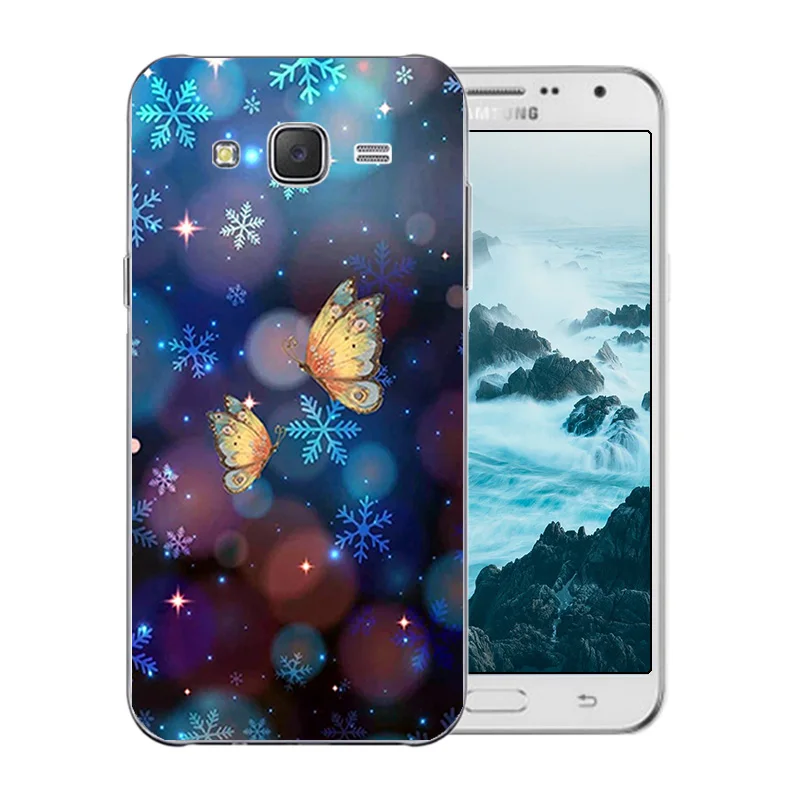 Для Samsung Galaxy J5 2015 чехлы для телефонов матовый прозрачный силиконовый веселый
