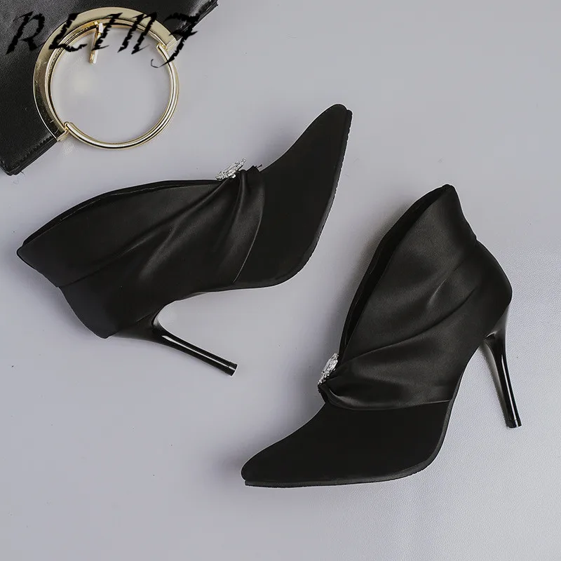 RLINF/женские туфли-лодочки с острым носком на высоком каблуке | Обувь
