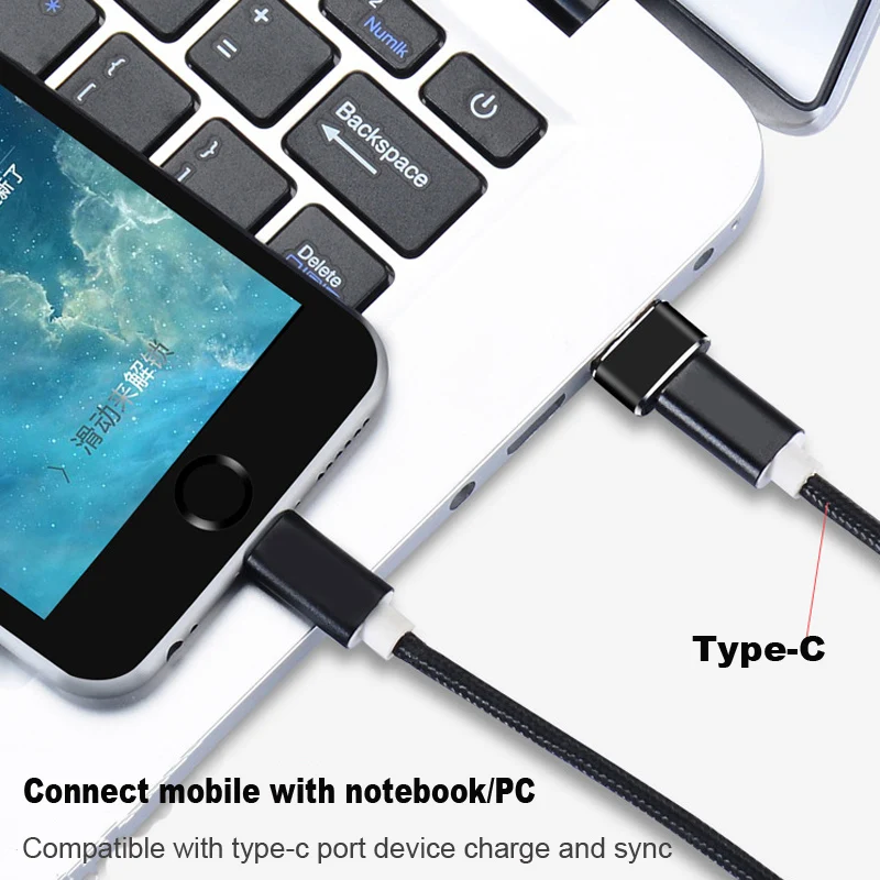 USB Type C Женский адаптер Переходник A для Macbook Nexus 5X 6P Oneplus 2 3 PC Зарядка