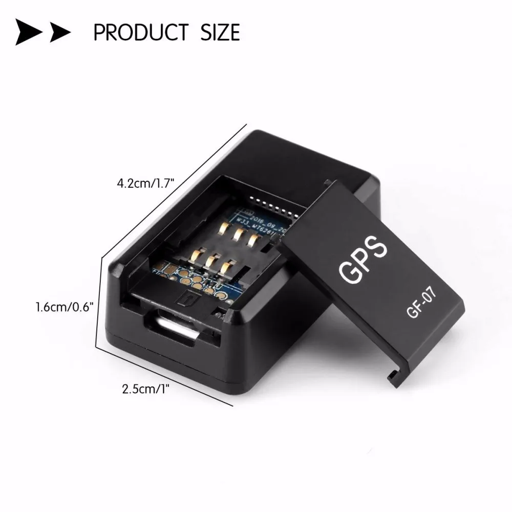 Горячая GF07 GSM GPRS мини автомобильный Магнитный GPS анти-потеря записи в реальном