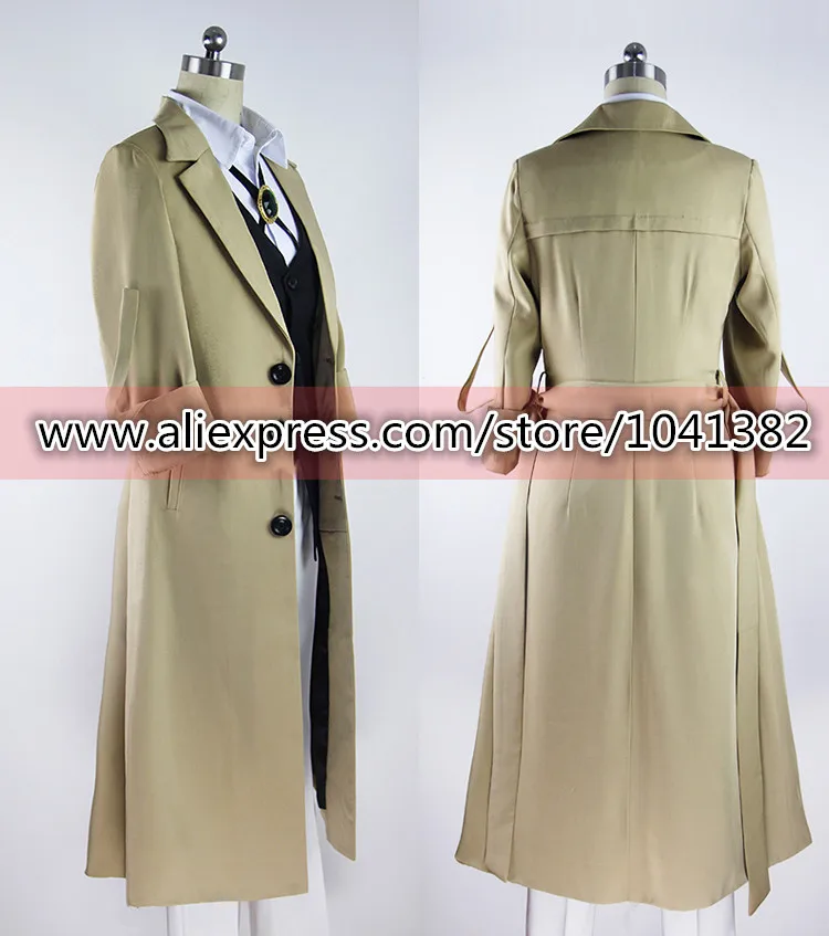 

Bungo Stray Dogs Dazai Osamu Cosplay Costume Armed Detective Agency Member Bungou Stray Dogs Cosplay Outfit Full Set