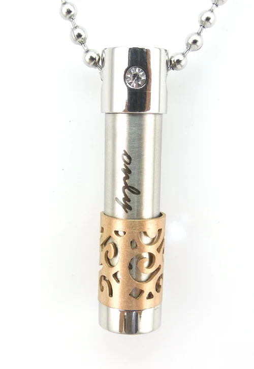 small rose gold Парная ароматическая подвеска Много цветов для эфирного масла в 316L нержавеющая сталь подвеска-флакон для духов - Окраска металла: small rose gold