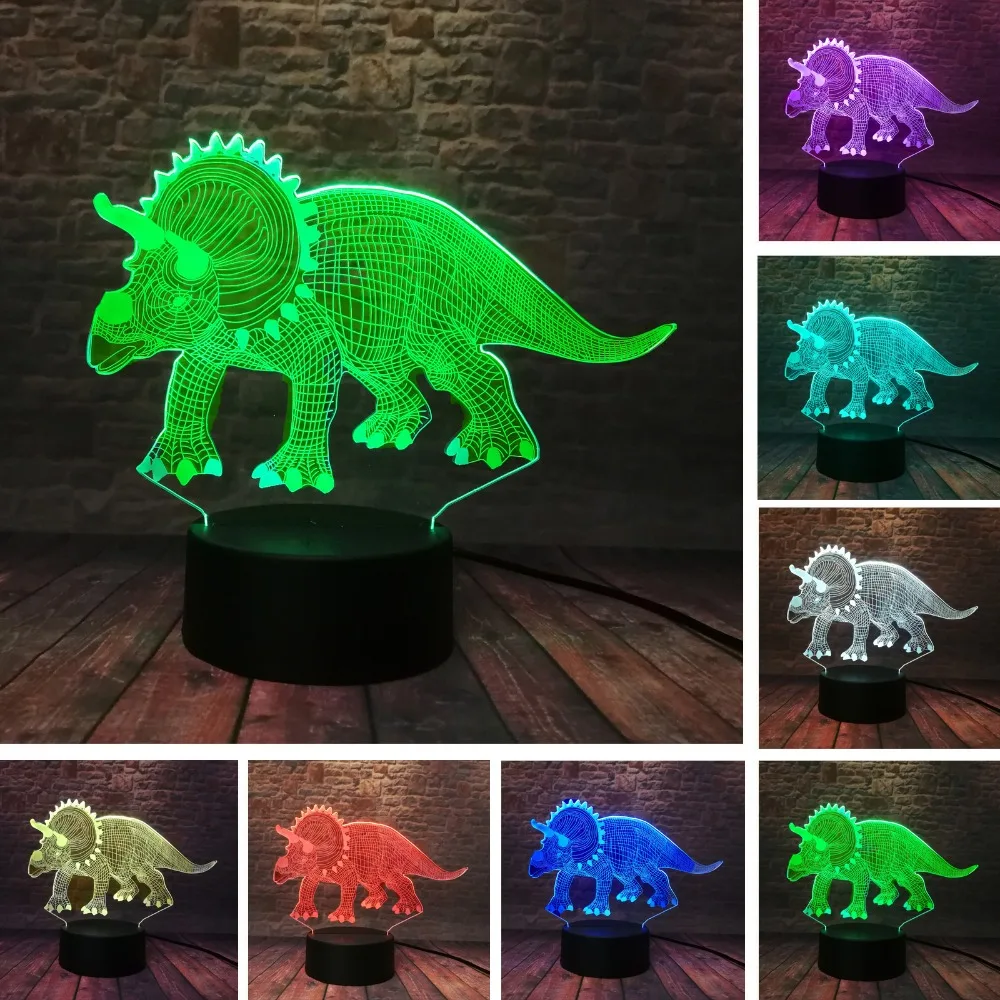 Парк Юрского периода 3D Трицератопс Динозавр Дракон модель Фигурка действие 7