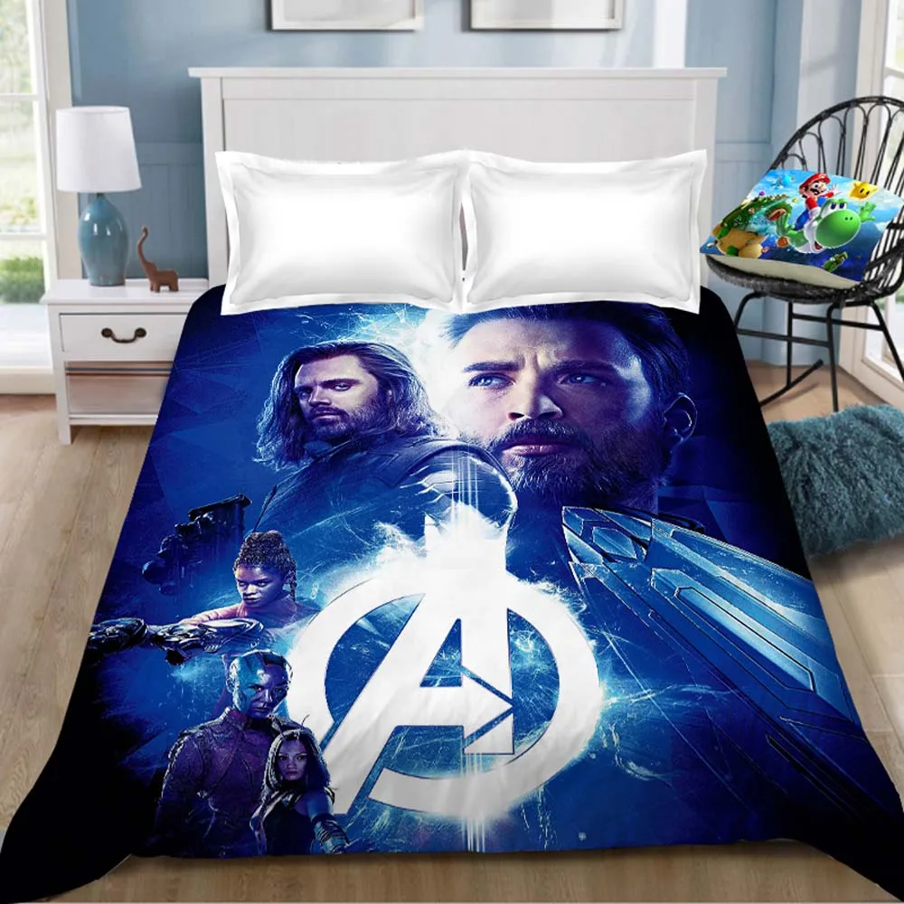4 Простыня Marvel Мстители, Железный человек, капитан Марвел, капитан, простыня, постельное белье, покрывало, простыня(без наволочки - Цвет: 4