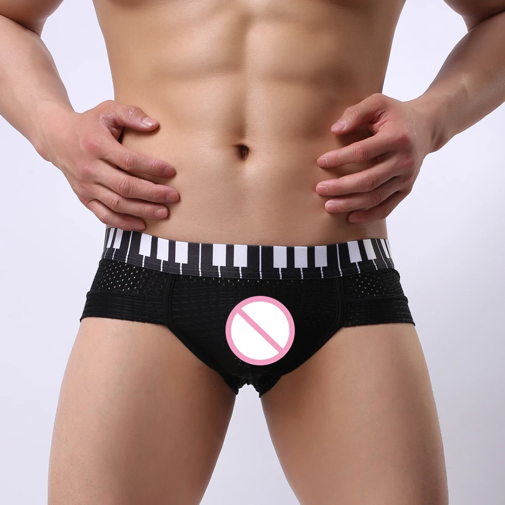 Мужские трусы мужское нижнее белье u-образные выпуклые кальсоны дышащие дырки