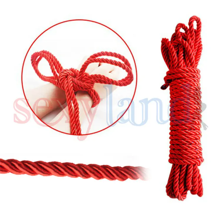 10 м длинная красная веревка Фантастическая эротическая игра секс-игрушки