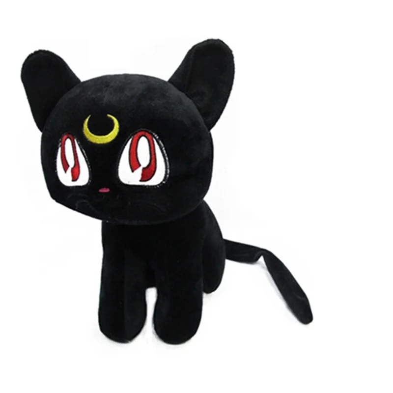 Мультфильм Сейлор Мун кошка Луна игрушки мягкие высококачественные куклы 18 см